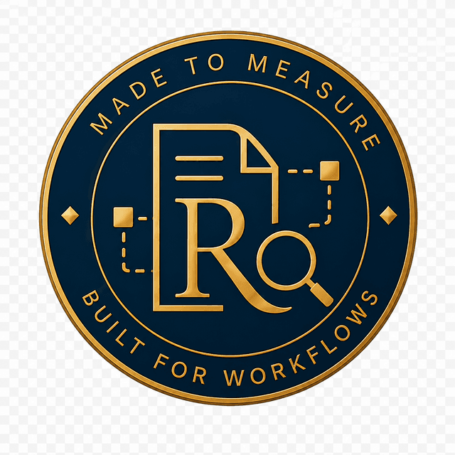 RecordTailor — Made to measure. Built for workflows.