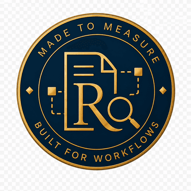 RecordTailor — Made to measure. Built for workflows.